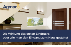 Die Wirkung des ersten Eindrucks oder wie man den Eingang zum Haus gestaltet